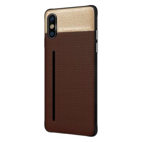 Brown Leather Cloth case