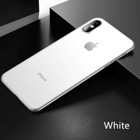 White 0.26mm Ultra Thin iPhone Case