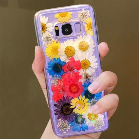 Fashion Real Flowers Dried Flowers Protective Cover