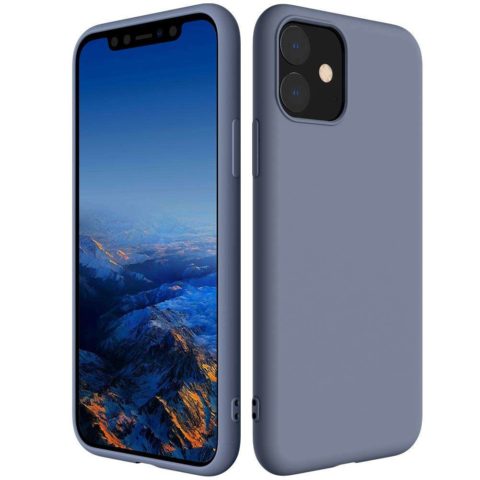 Blue Silicon liquid iPhone Case