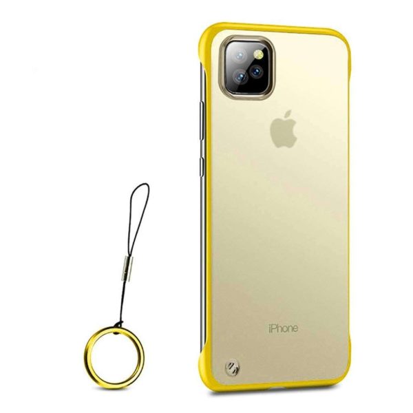 Yellow Frameless iPhone Case