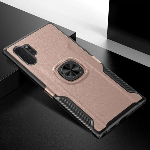 Rose Gold Leather Armor Case