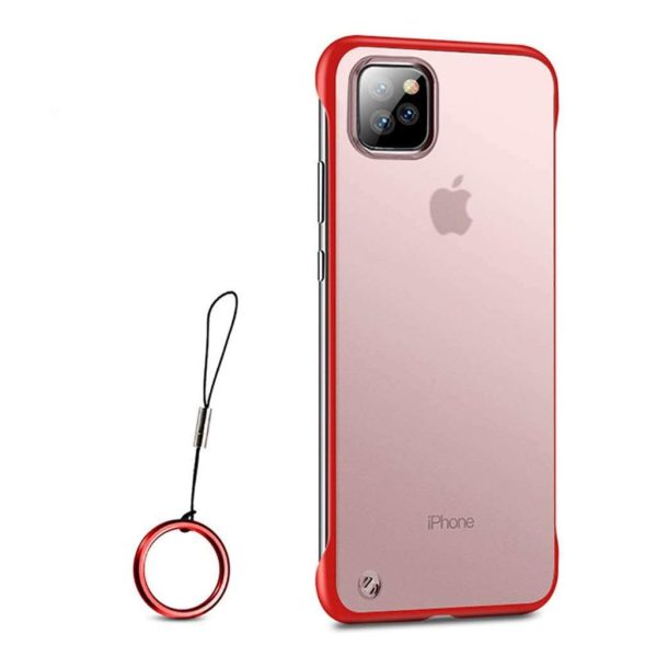 Red Frameless iPhone Case