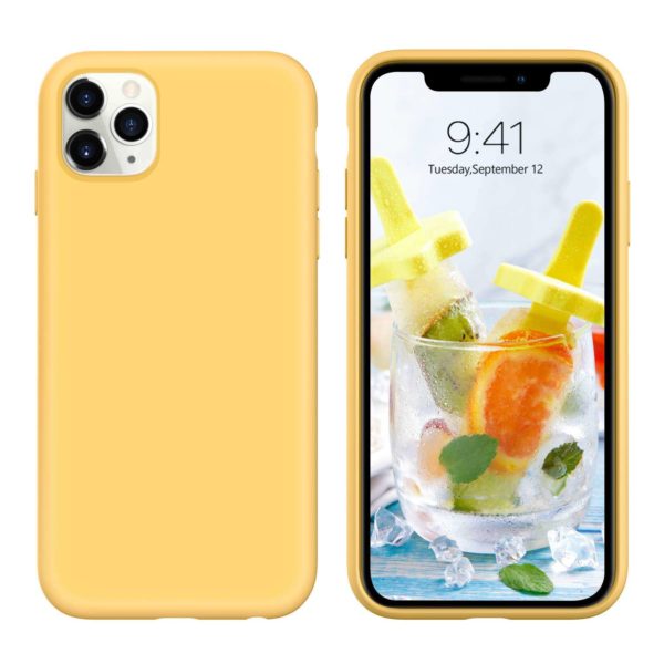 Yellow Soft TPU Silicone iPhone Case