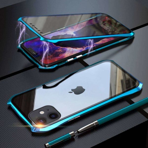 Luxury Back+Front Glass Magnetic Case
