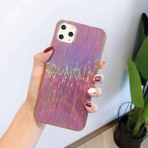 Pink Luxury Starry Cover For iPhone