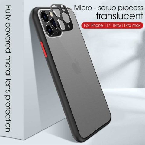 Shockproof Clear Matte Protective Case