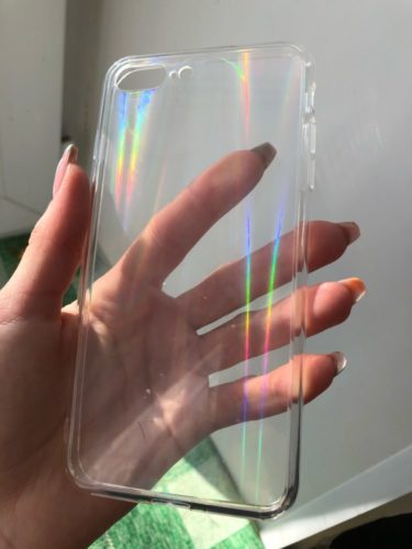 Transparent Rainbow Laser Case for iPhone X, XR, XS, XS Max, 11, 11 Pro, 11 Pro Max photo review