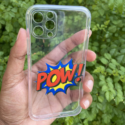 Super Pow Toon iPhone clear Case